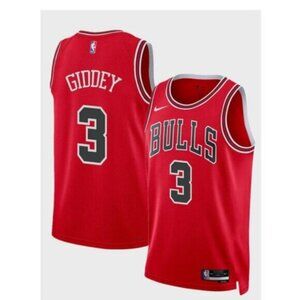 Mens Josh Giddey Red Stitched Jersey